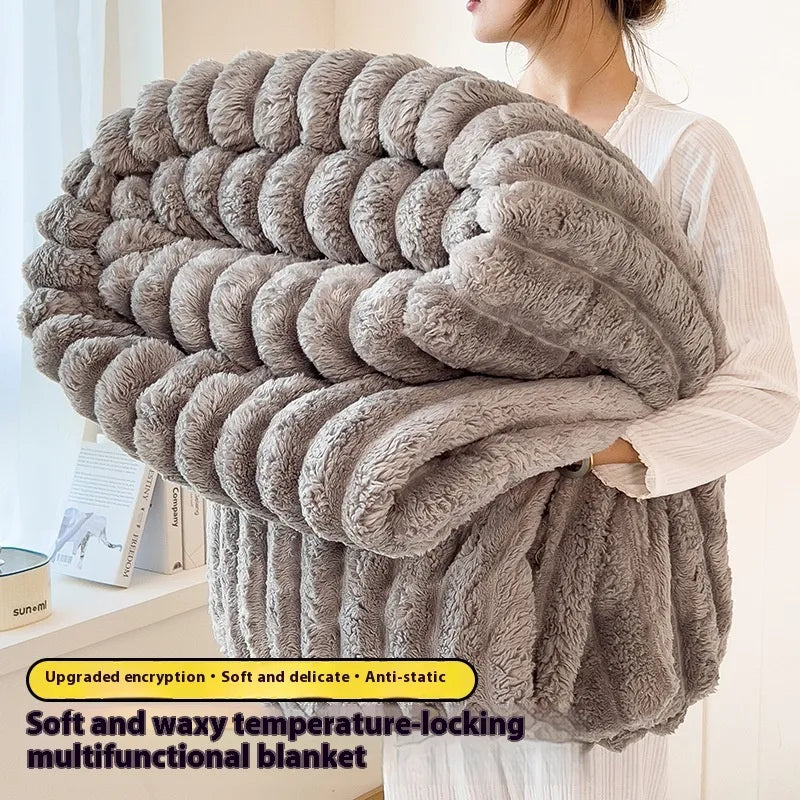 Luxurious Faux Fur Throw Blanket
